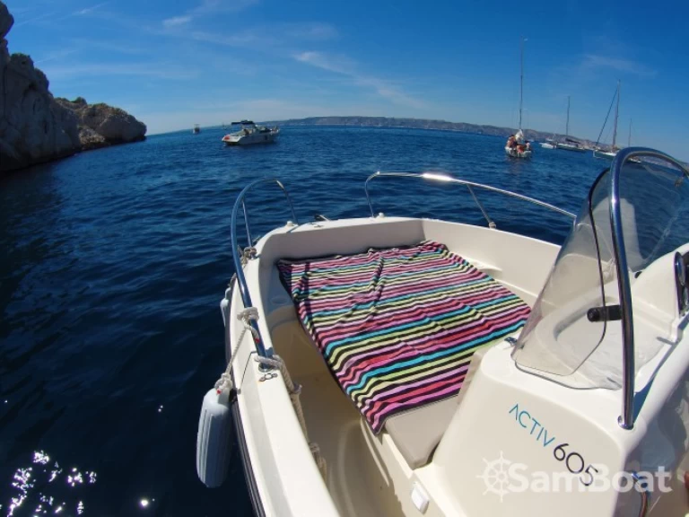 Bootverhuur Quicksilver Activ 605 Open in Marseille via SamBoat