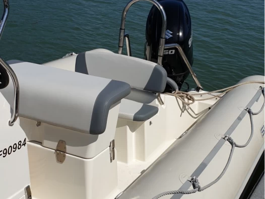 Verhuur RIB in Pornic - Bombard Sunrider 650 Gris