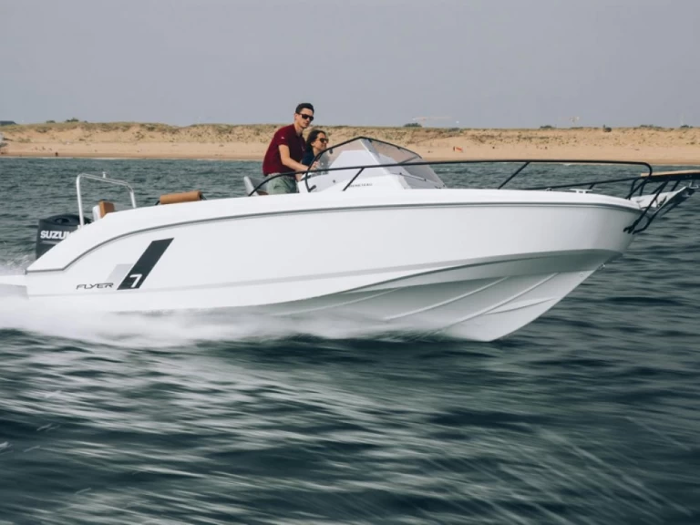Bootverhuur Mahón goedkoop Flyer 7 SUNdeck
