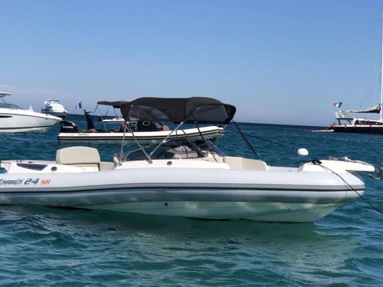 Verhuur RIB Marlin Boat met vaarbewijs