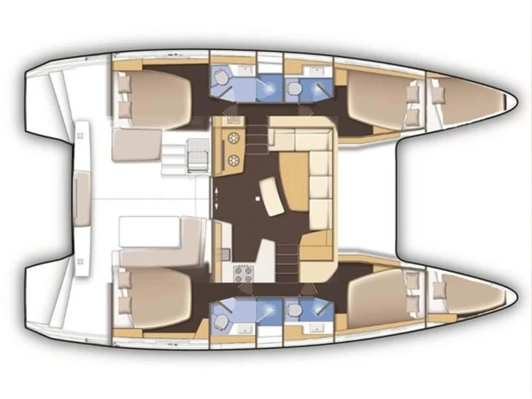 Bootverhuur Le Marin goedkoop Lagoon 42