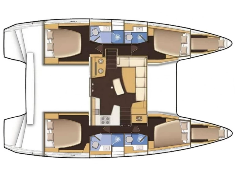 Bootverhuur Le Marin goedkoop Lagoon 42