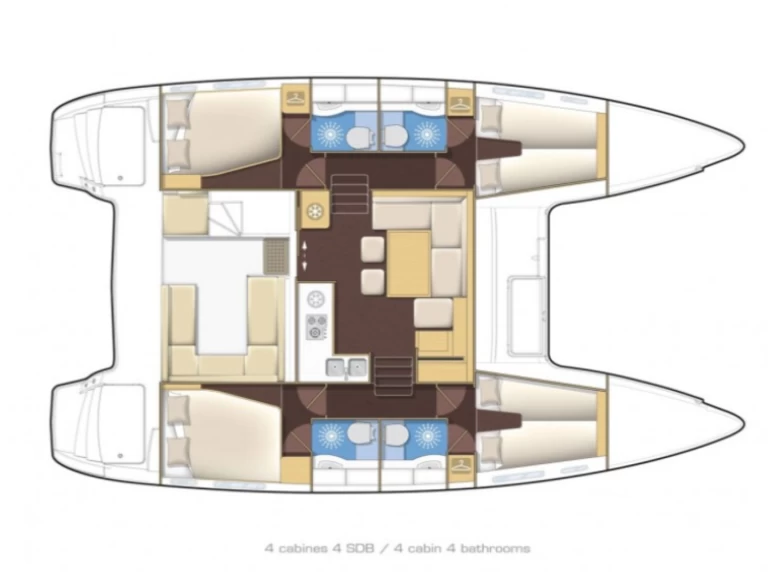 Bootverhuur Lagoon Lagoon 400 S2 in Es Jondal via SamBoat