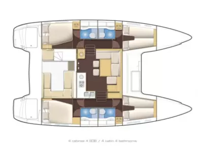 Bootverhuur Lagoon Lagoon 400 S2 in Es Jondal via SamBoat