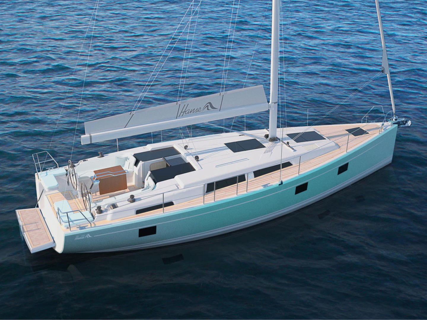 Verhuur van Zeilboot Hanse 418 Lavrio (Azur) | SamBoat