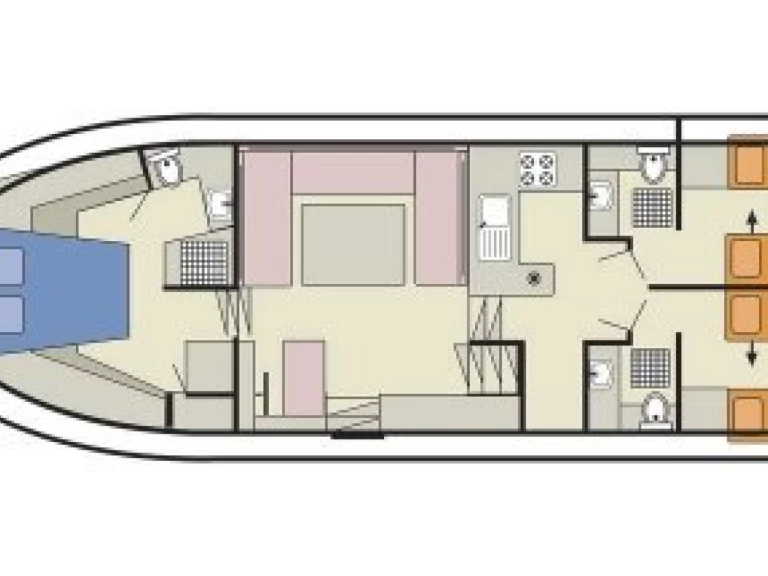 Verhuur Woonboot in Rheinsberg - Comfort Royal Classique