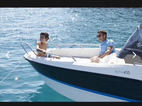 Huur een Quicksilver Activ 455 Open in Alcúdia