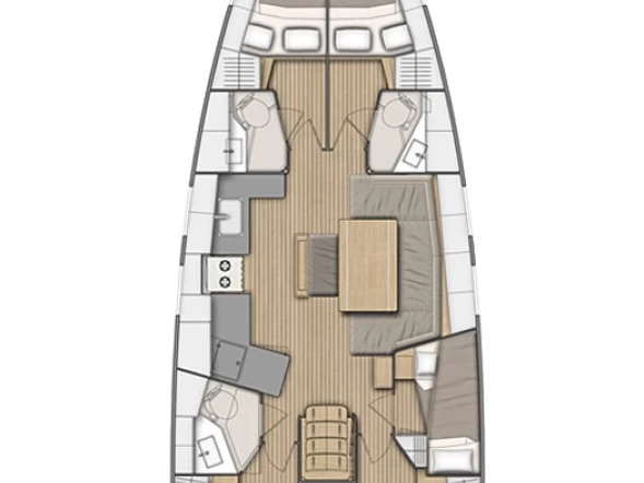 Huur Zeilboot met of zonder schipper Bénéteau in Préveza