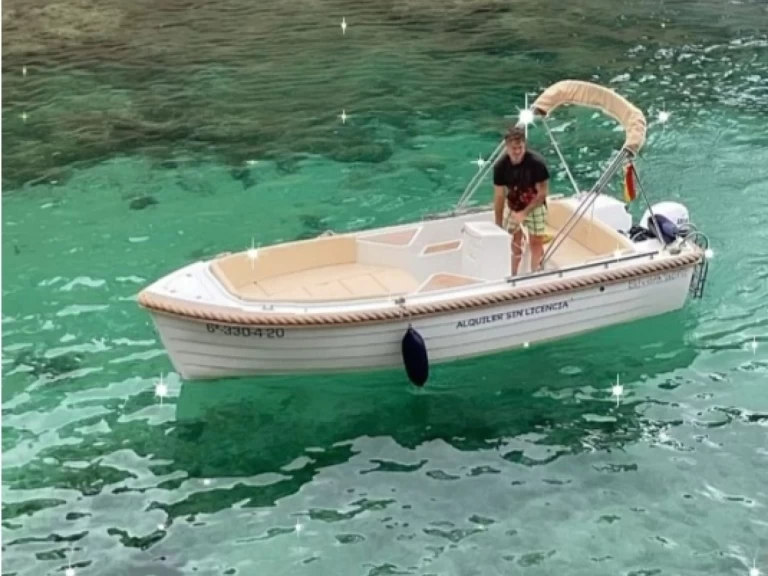 Bootverhuur Sant Antoni de Portmany goedkoop Silver yacht 4'95