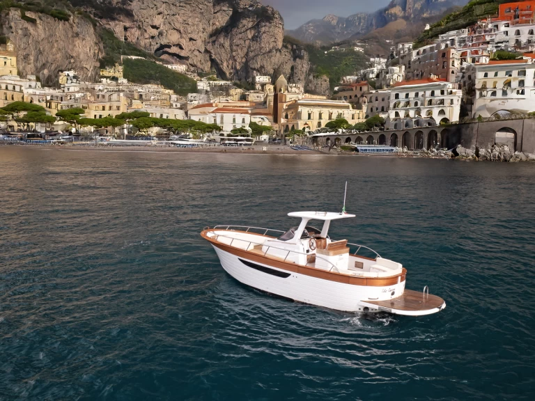 Verhuur Motorboot Gozzo met vaarbewijs