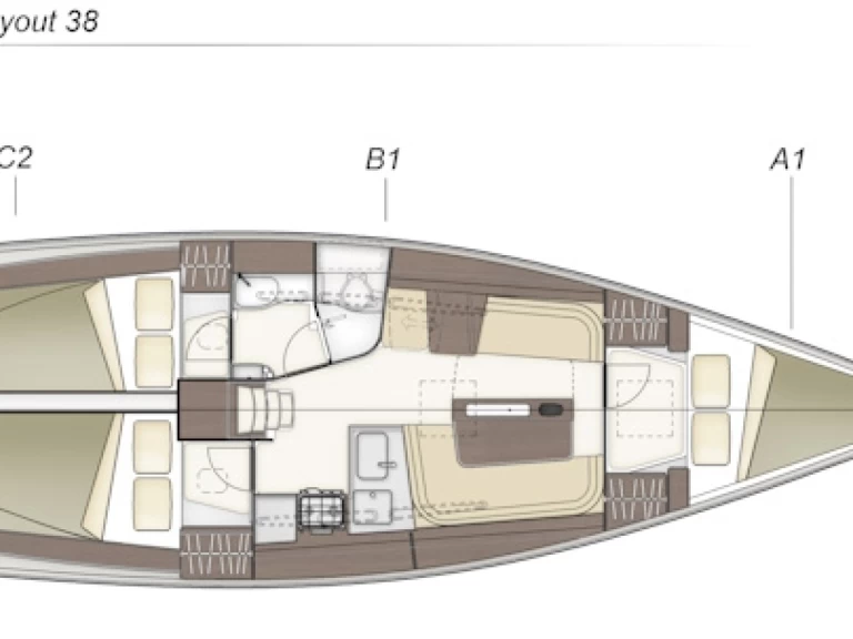 Verhuur Zeilboot in Arzon - Hanse DELHER 38