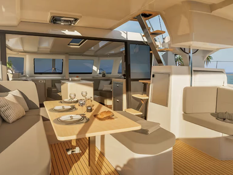 Verhuur Catamaran Fountaine Pajot met vaarbewijs
