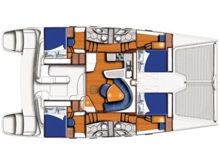 Verhuur Catamaran Leopard met vaarbewijs