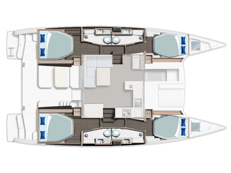 Verhuur Catamaran  met vaarbewijs