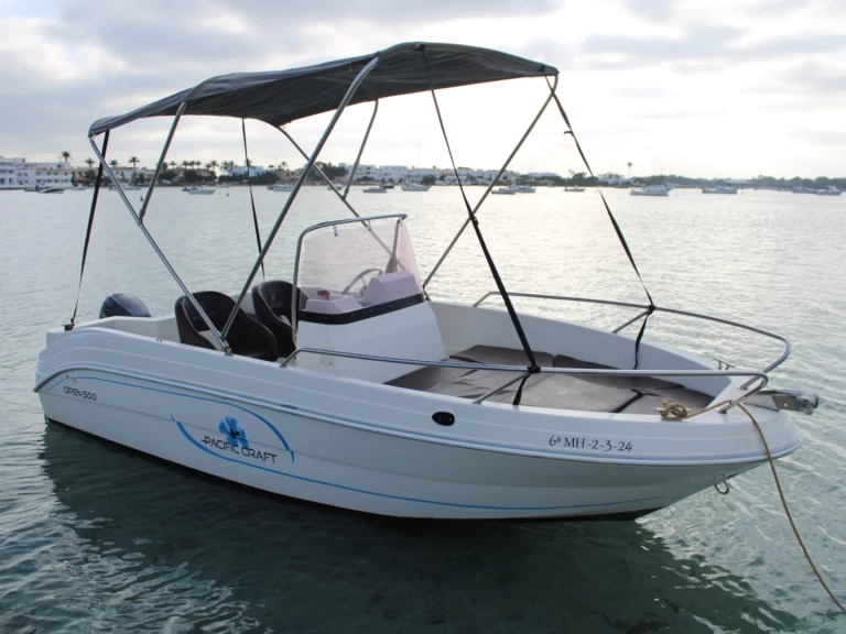 Verhuur Motorboot in Marina Formentera - Pacific Craft Pacific Craft 500 Open