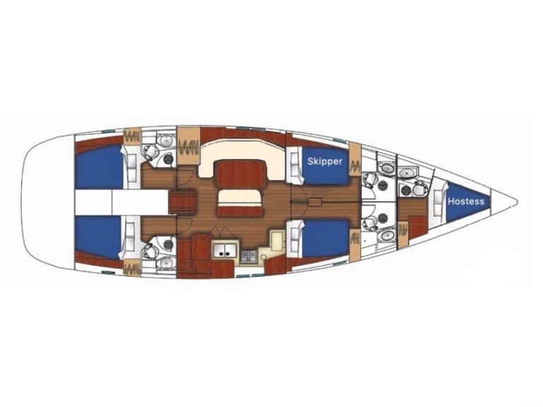 Huur Zeilboot met of zonder schipper Bénéteau in Cagliari Port