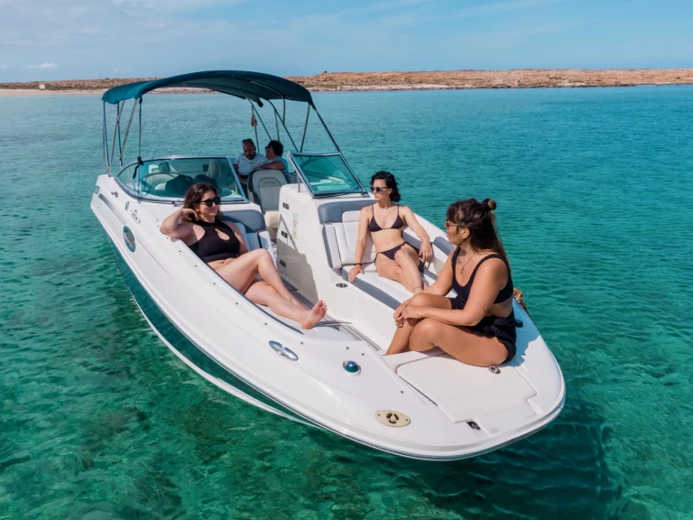 Bootverhuur Ibiza Town goedkoop Sea Ray 260 Sundeck