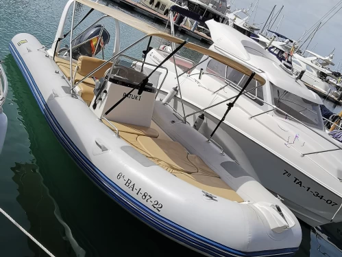 Verhuur RIB Zodiac met vaarbewijs