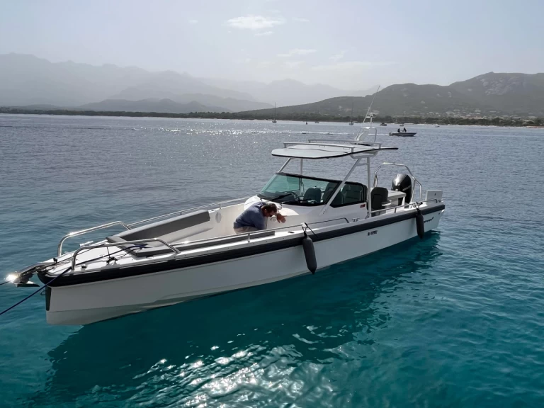 Verhuur Motorboot in Galéria - Axopar 28 T-Top