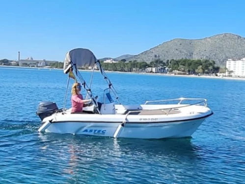 Verhuur Motorboot in Es Canutells - Astec 450 