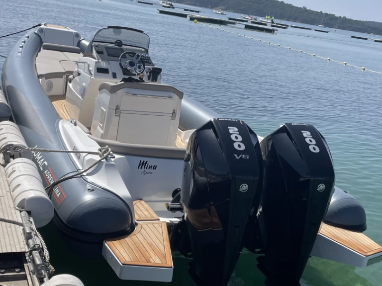 Verhuur RIB Lomac met vaarbewijs