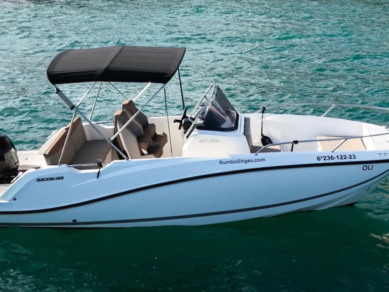 Huur Motorboot met of zonder schipper Quicksilver in Sitges