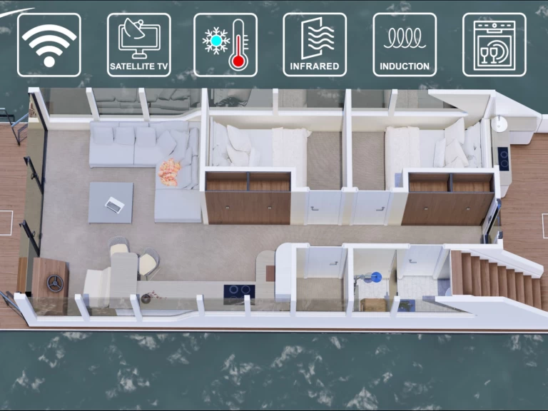 Huur een Luxboot Luxboot in Waren (Müritz)