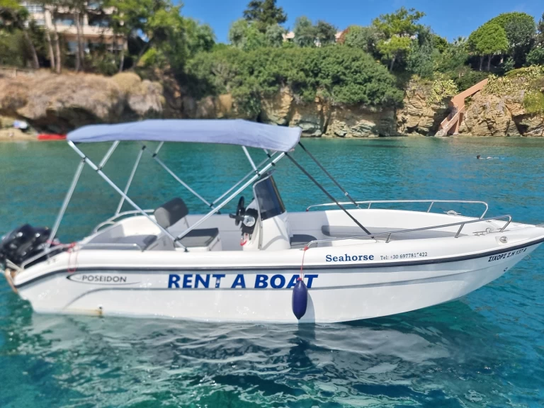 Poseidon Boat for 2-7 person te huur van particulier of professional in Agía Pelagía