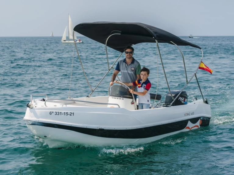 Verhuur Motorboot in Benalmádena - INDALBOATS VORAZ 450 PLUS OPEN