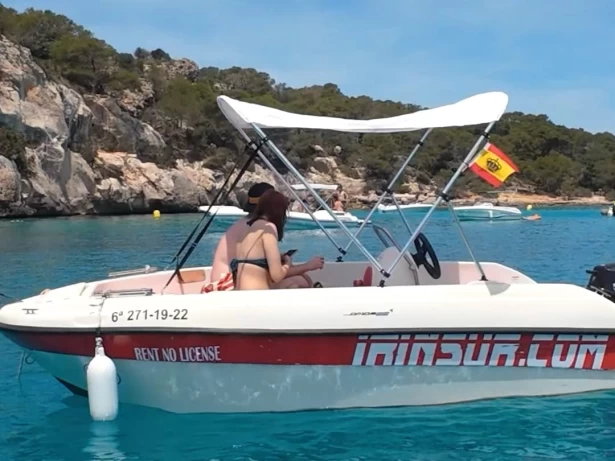 Verhuur Motorboot in Cala'n Porter - Compass 135D