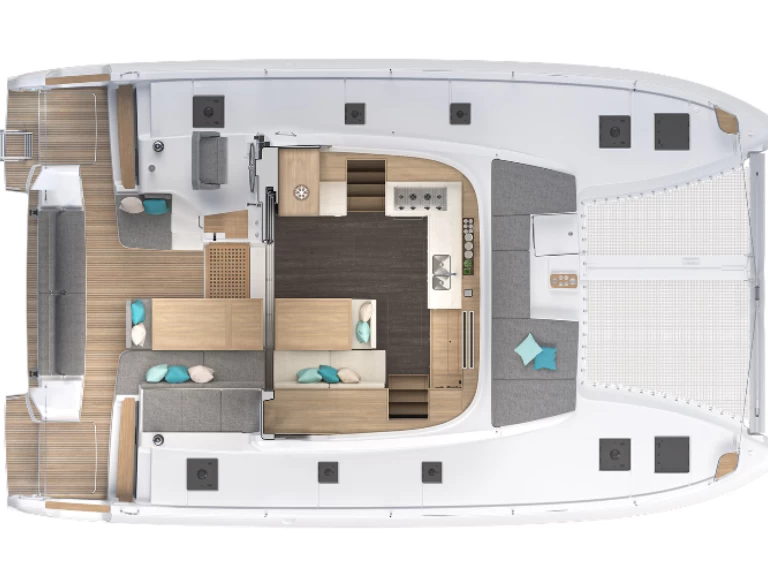 Huur Catamaran met of zonder schipper Lagoon in Le Marin