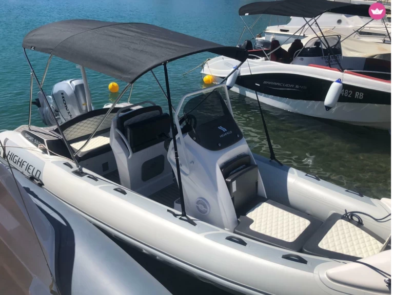Huur RIB met of zonder schipper Highfield in Split