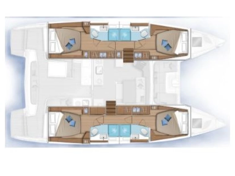 Huur een Lagoon Lagoon 46 in Lefkáda