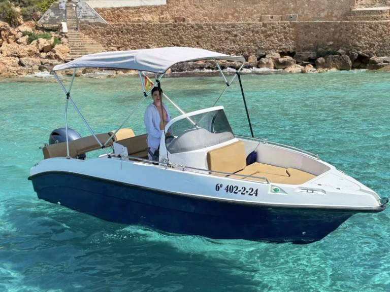 Verhuur Motorboot Daganz met vaarbewijs