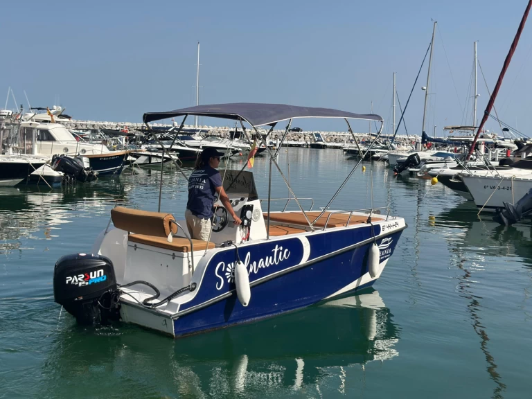 Verhuur Motorboot Olbap met vaarbewijs