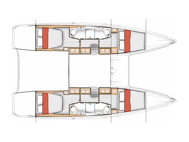 Verhuur Catamaran Excess met vaarbewijs