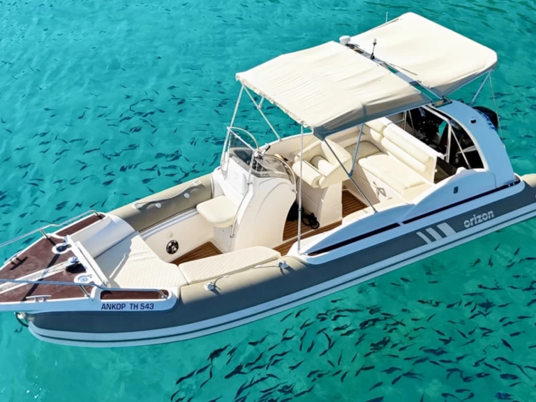 Verhuur RIB Orizon met vaarbewijs