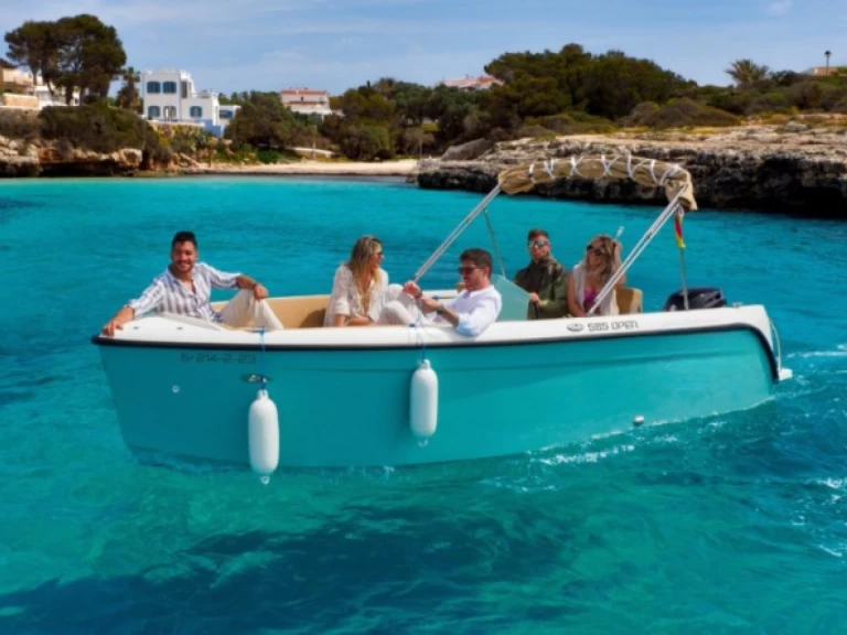 Bootverhuur Ciutadella de Menorca goedkoop 585 Open