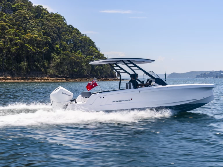 Verhuur Motorboot Axopar met vaarbewijs