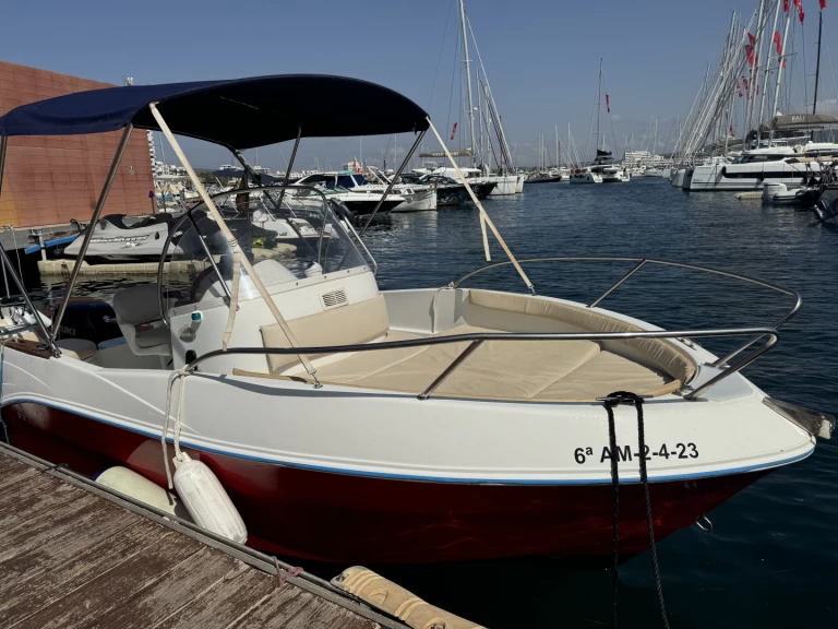 Bootverhuur Sant Antoni de Portmany goedkoop Quicksilver 525 Flamingo