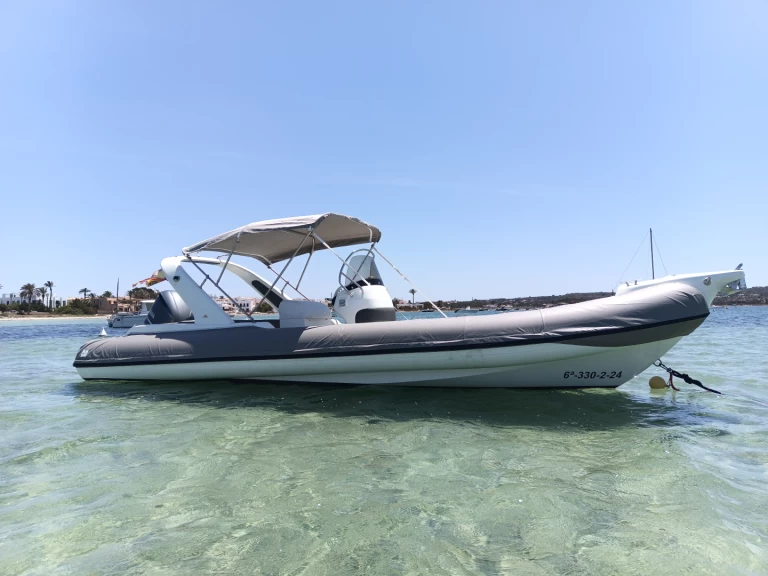 Huur RIB met of zonder schipper Sunshine in Marina Formentera
