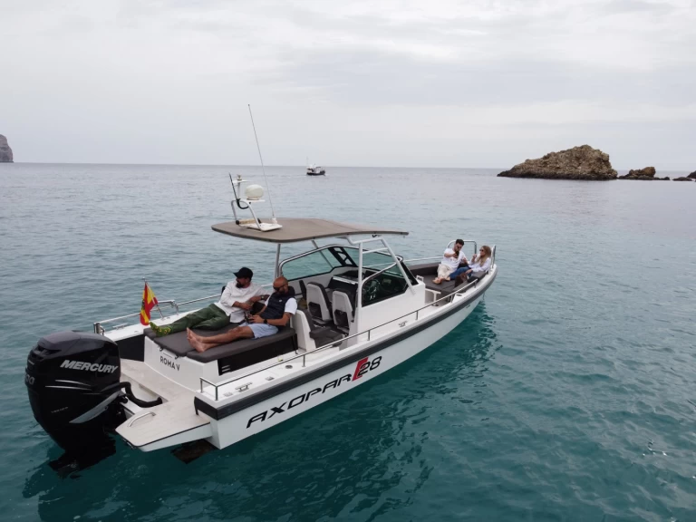 Verhuur Motorboot Axopar met vaarbewijs
