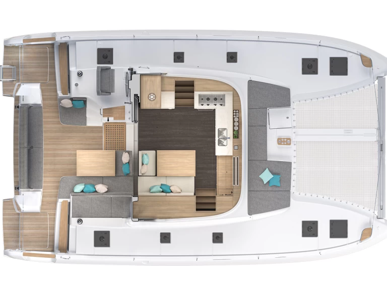 Huur Catamaran met of zonder schipper Lagoon in Sant Antoni de Portmany