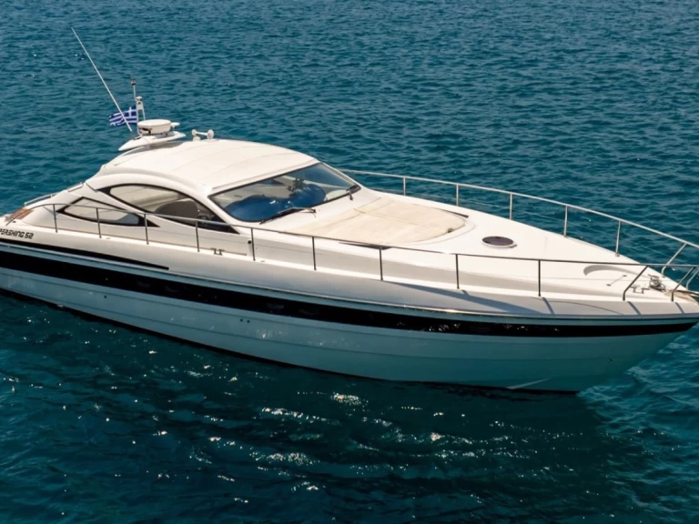 Verhuur Motorboot Pershing met vaarbewijs