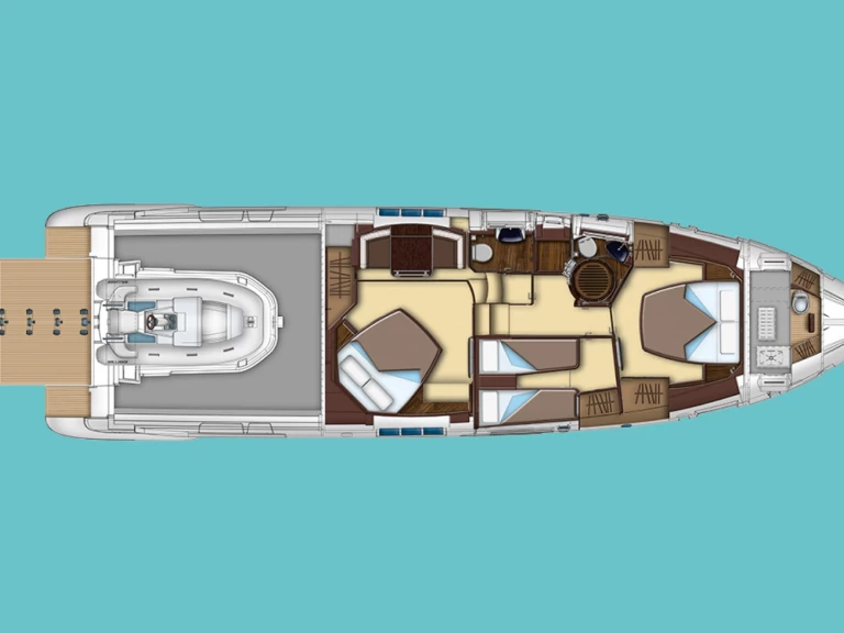 Azimut Azimut 55 S te huur van particulier of professional in Šibenik