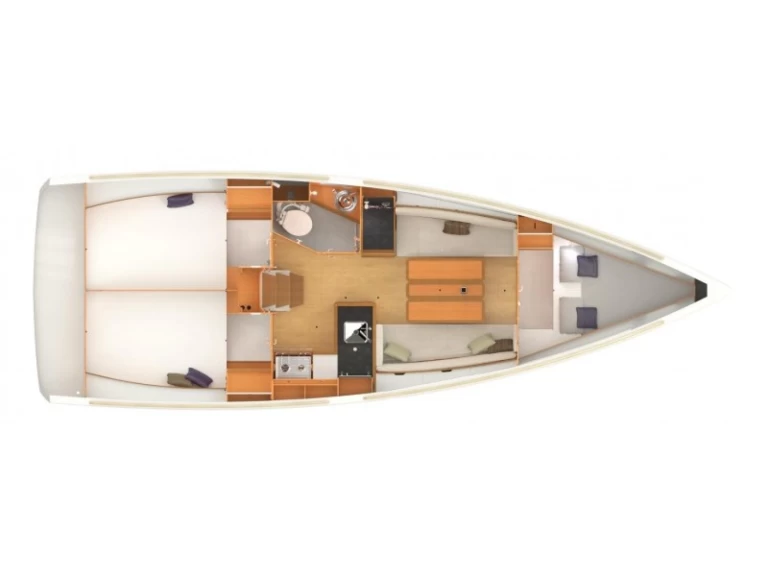 Verhuur Zeilboot in Sukošan - Jeanneau Sun Odyssey 349