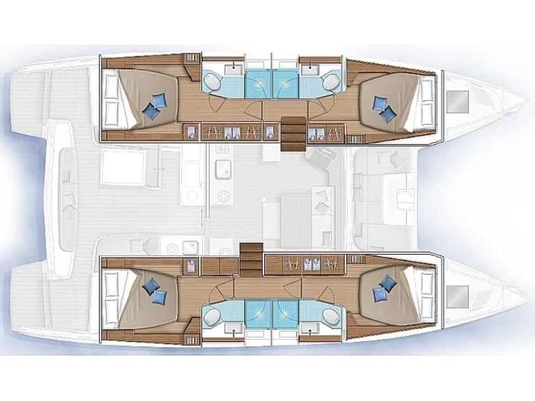 Bootverhuur Lefkáda goedkoop Lagoon 46