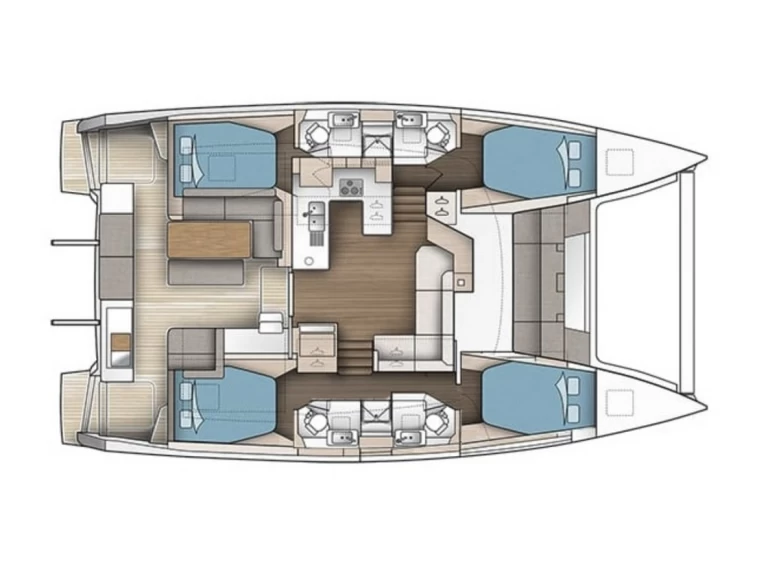 Jachthuur in Pórto Chéli - Fountaine Pajot Astrea 42 via SamBoat
