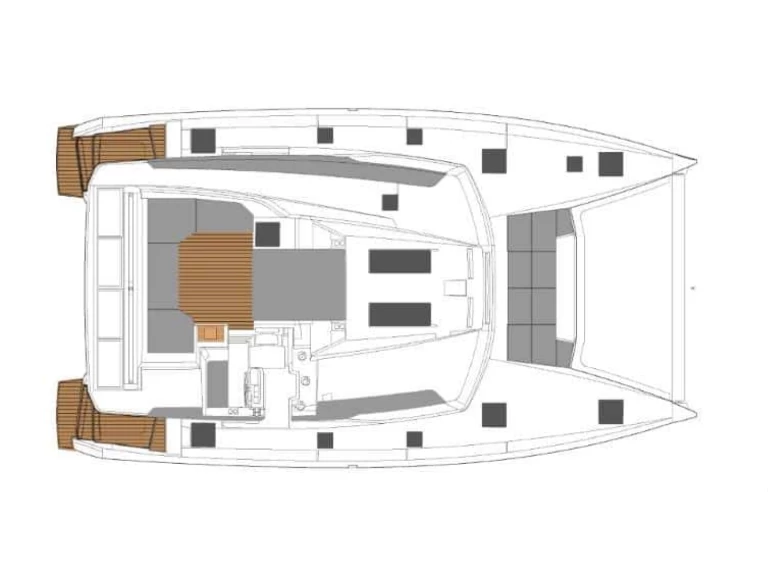 Verhuur Catamaran in Palma de Mallorca - Fountaine Pajot Elba 45