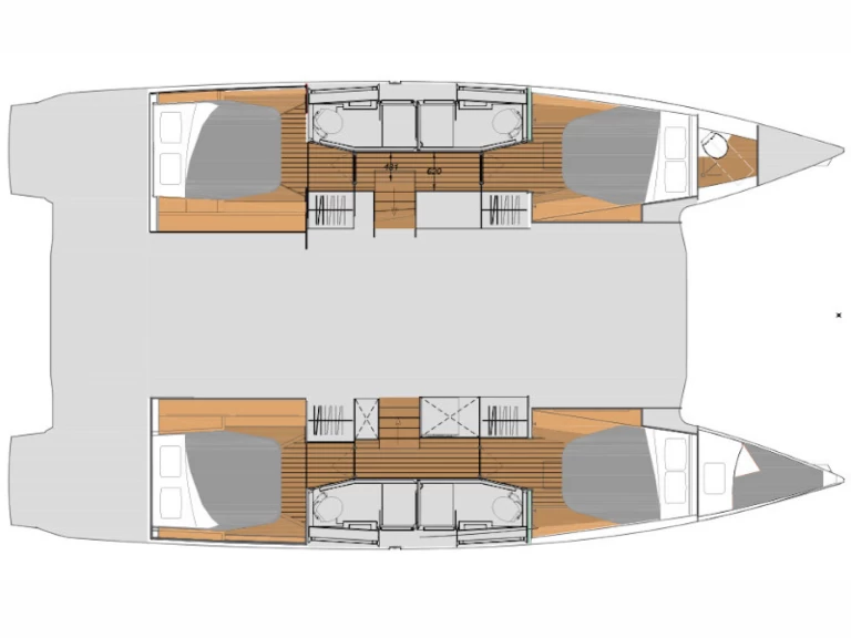 Verhuur Catamaran Fountaine Pajot met vaarbewijs